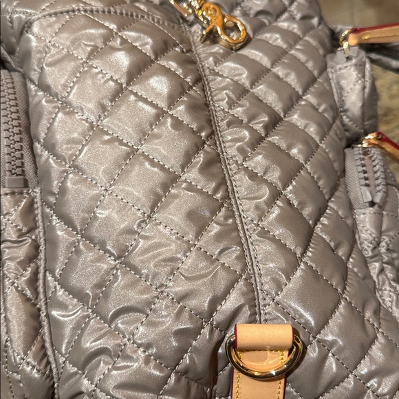 MZ Wallace Large Sutton Travel Bag – Sable Pearl Metallic – Discontinued Color - Picture 12 of 13